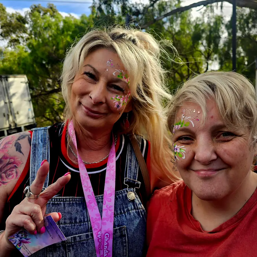 NDIS participants enjoying a community day out in Adelaide, South Australia